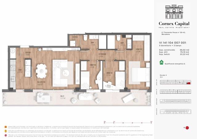 3 bedroom Apartment for sale in Sant Andreu de Palomar, Barcelona city with pool - € 635,000 (Ref: 9468239)