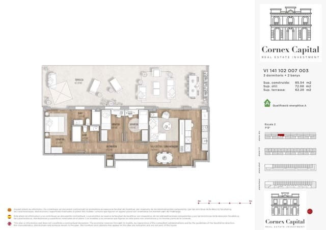 3 sovrum Lägenhet till salu i Sant Andreu, Barcelona stad med pool garage - 747 000 € (Ref: 9508525)