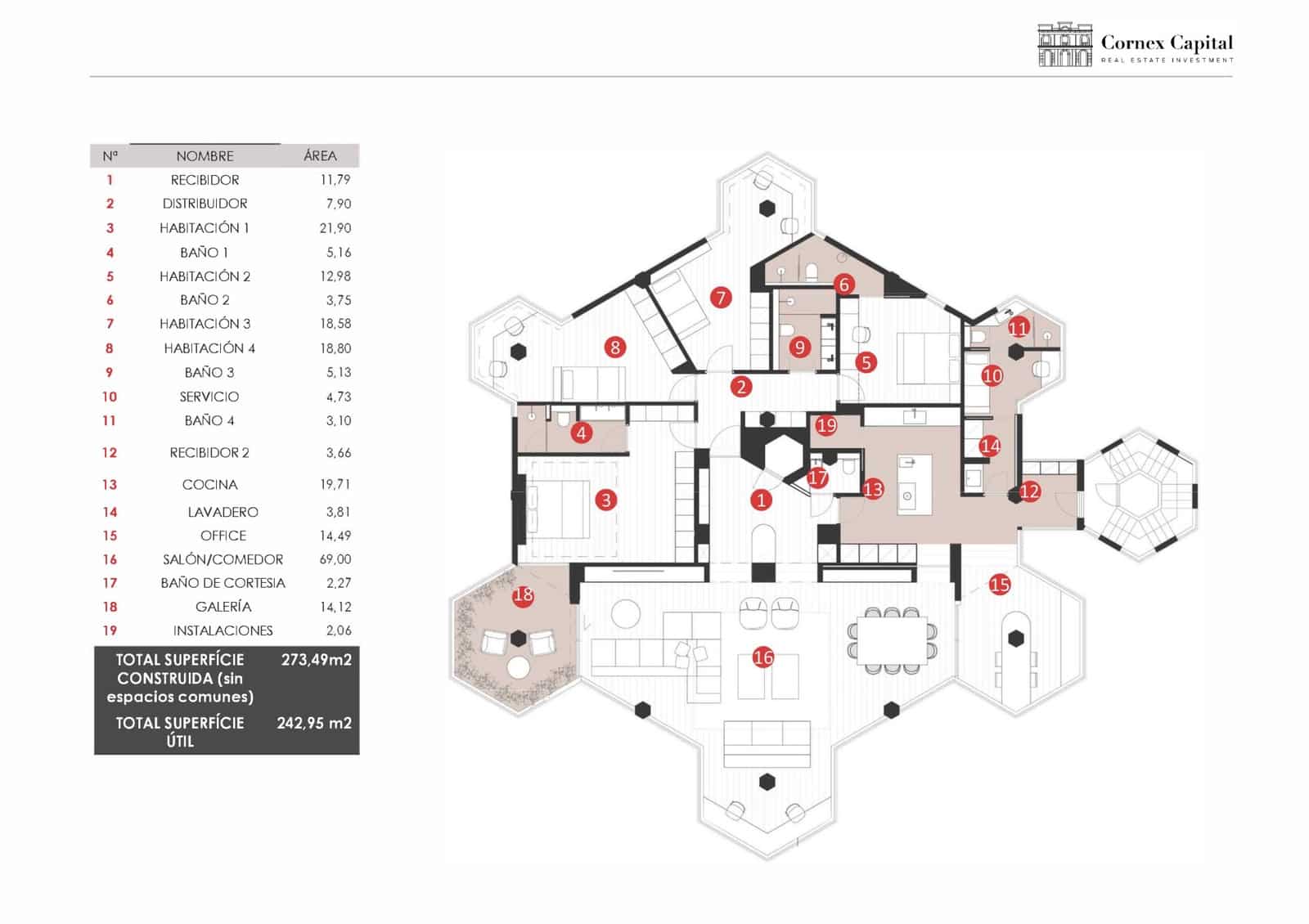 5 slaapkamer Appartement te koop in Barcelona stad met zwembad garage - € 2.700.000 (Ref: 9615226)
