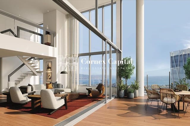 4 soverom Leilighet til salgs i Diagonal Mar i El Front Marítim del Poblenou, Barcelona by med svømmebasseng garasje - € 5 664 987 (Ref: 9634061)