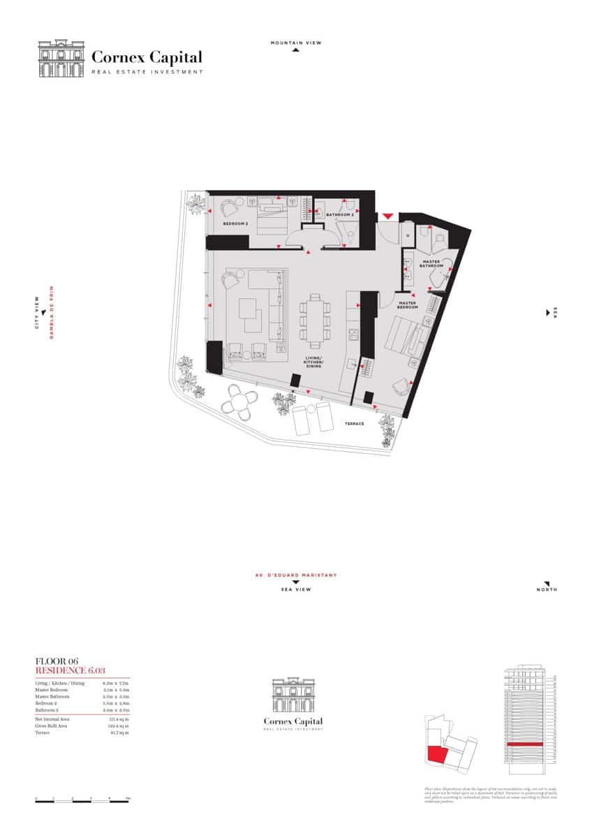 2 Zimmer Apartment zu verkaufen in Barcelona Stadt mit Pool Garage - 1.460.000 € (Ref: 9634072)