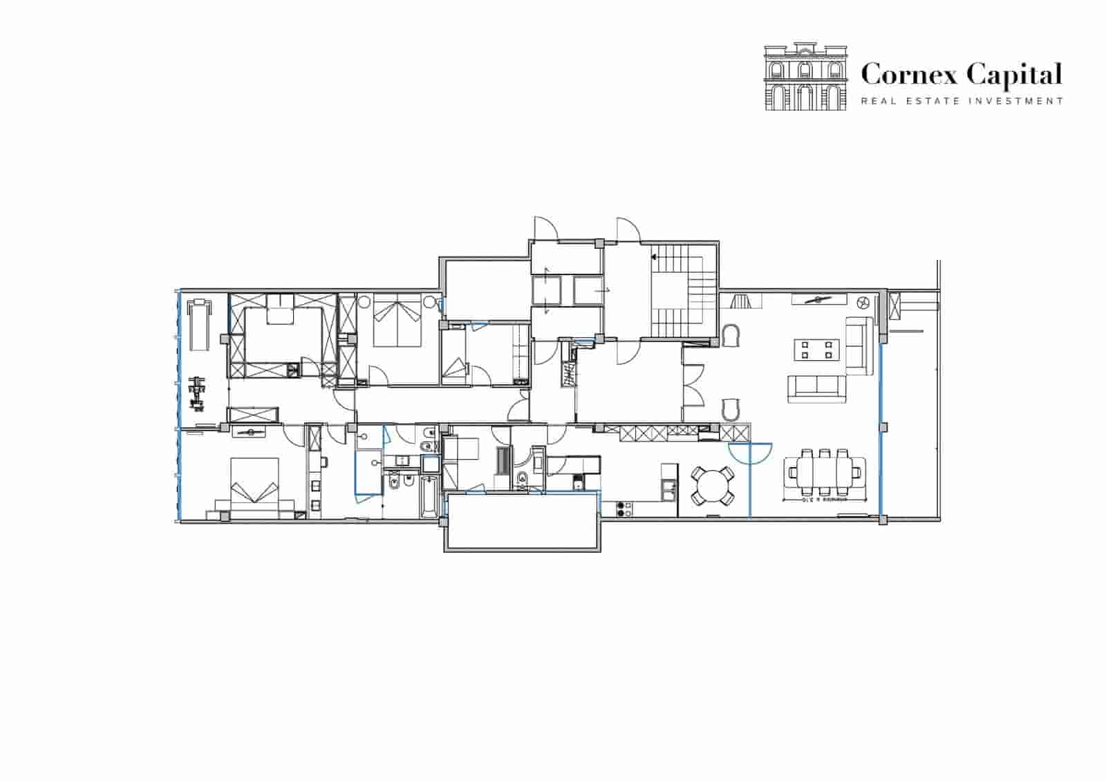 Apartamento de 5 habitaciones en Barcelona ciudad en venta - 2.100.000 € (Ref: 9811367)