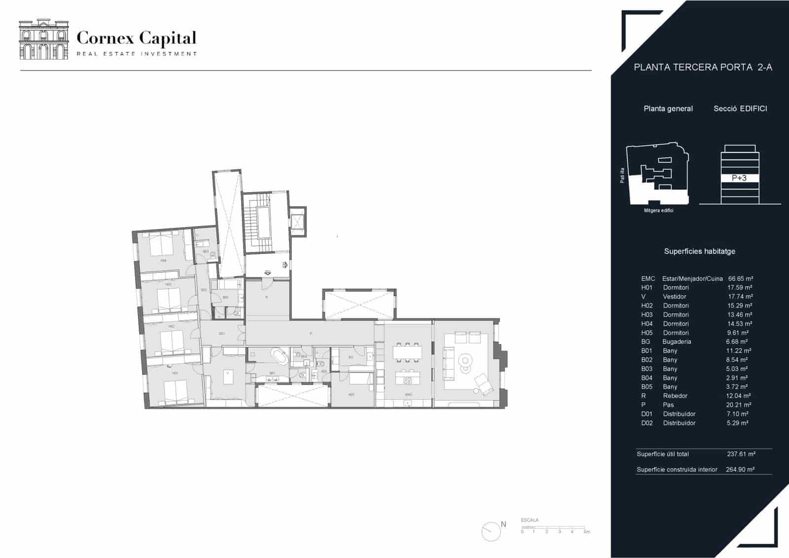 5 quarto Apartamento para venda em Barcelona cidade - 2 550 000 € (Ref: 9927064)