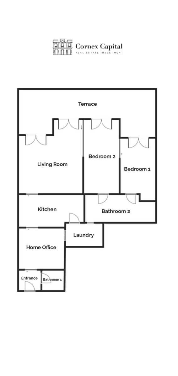 2 quarto Apartamento para venda em Barcelona cidade - 1 150 000 € (Ref: 9952343)