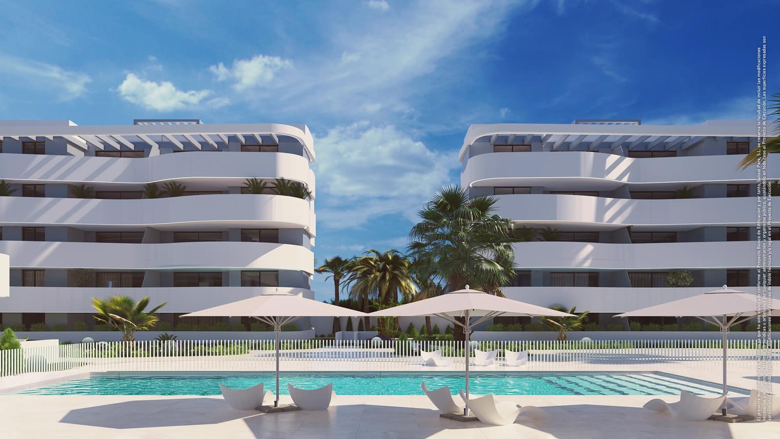 Apartamento de 2 habitaciones en Guardamar del Segura en venta con piscina garaje - 296.900 € (Ref: 10032452)