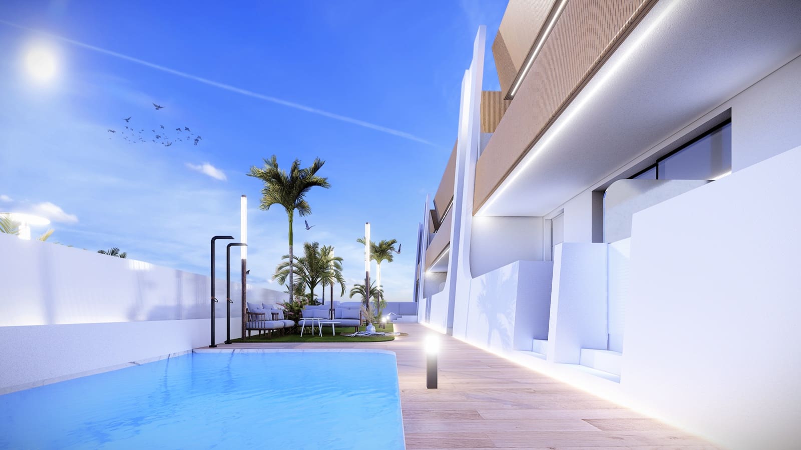 2 soveværelse Lejlighed til salg i San Pedro del Pinatar med swimmingpool garage - € 199.950 (Ref: 6881689)