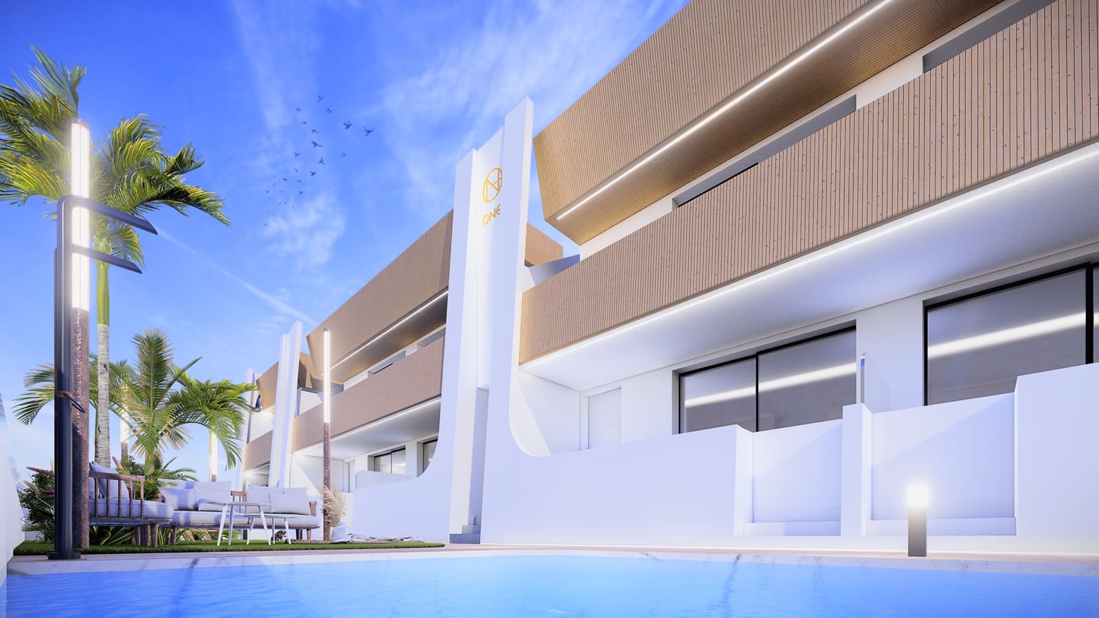 2 soveværelse Lejlighed til salg i San Pedro del Pinatar med swimmingpool garage - € 199.950 (Ref: 6881689)