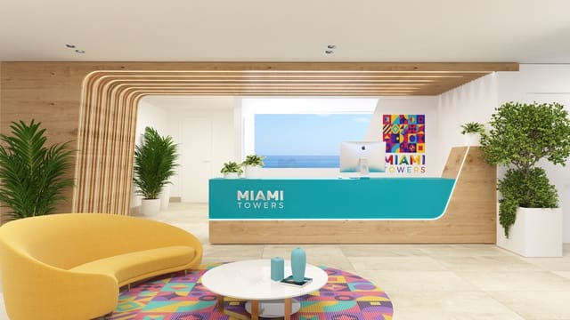 3 sypialnia Apartament przy plaży na sprzedaż w La Manga del Mar Menor z basenem garażem - 469 000 € (Ref: 8272519)