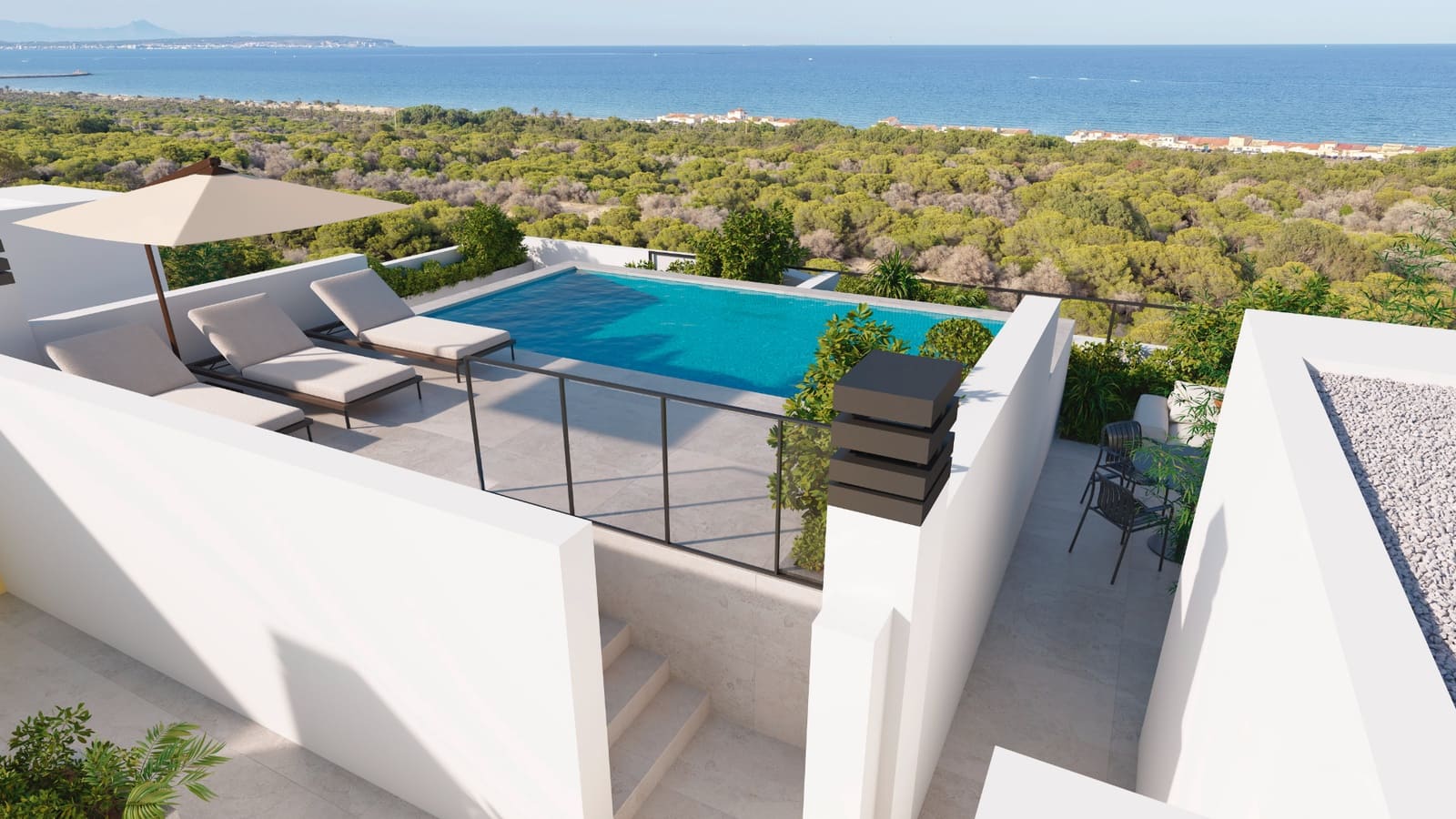 Apartamento de 3 habitaciones en Guardamar del Segura en venta con piscina - 360.000 € (Ref: 10045884)