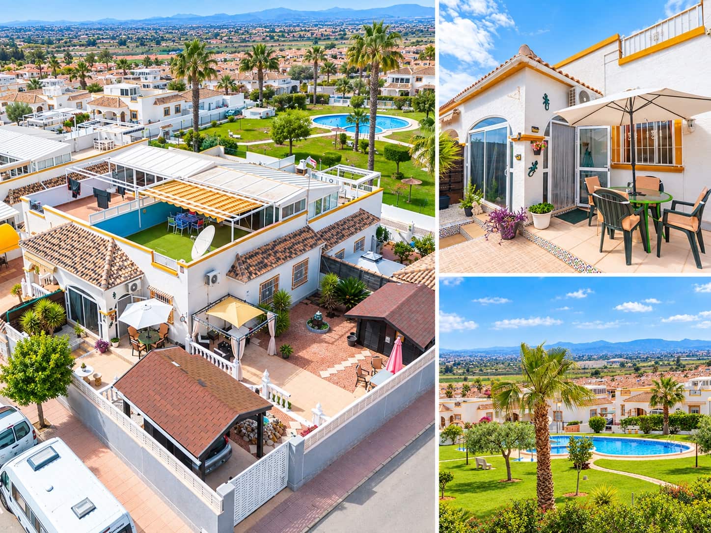 2 slaapkamer Halfvrijstaande villa te koop in La Marina met zwembad garage - € 209.995 (Ref: 10120984)
