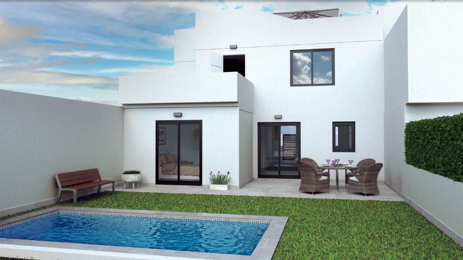 4 soveværelse Villa til salg i Murcia by med swimmingpool garage - € 355.000 (Ref: 8661494)