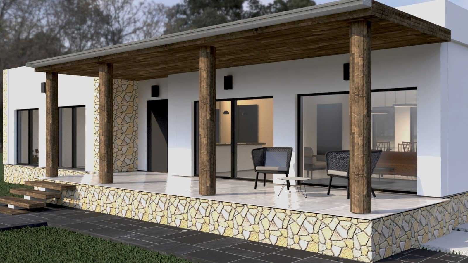Chalet de 3 habitaciones en Pinoso en venta con piscina garaje - 389.000 € (Ref: 10019576)