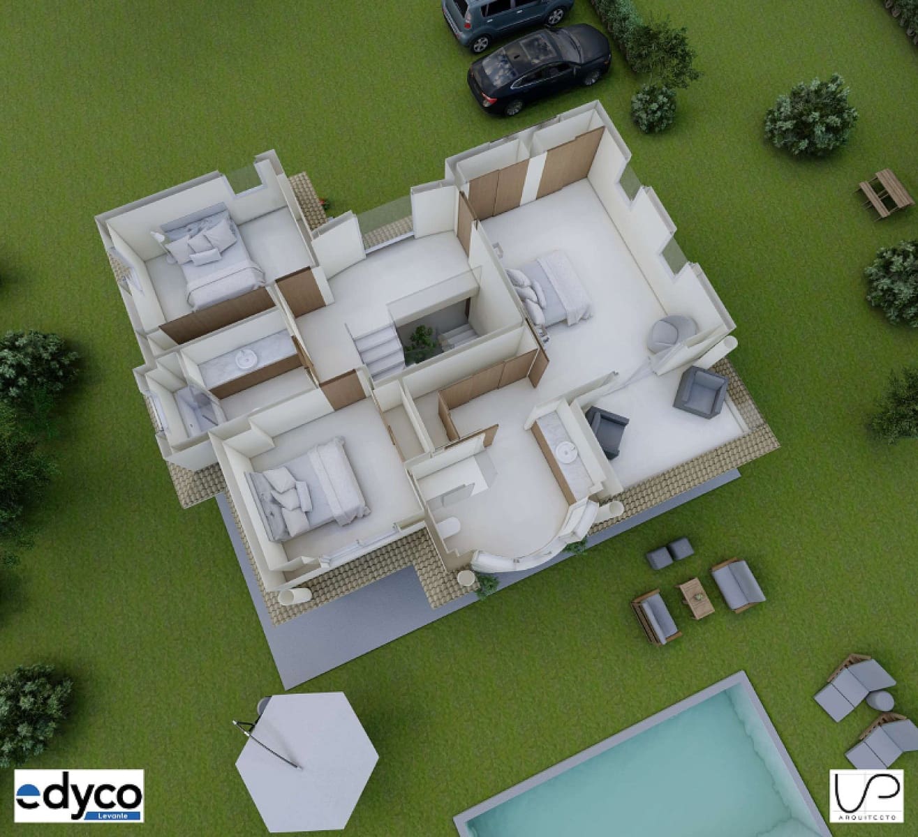 Chalet de 3 habitaciones en Pinoso en venta con piscina - 445.200 € (Ref: 10019581)