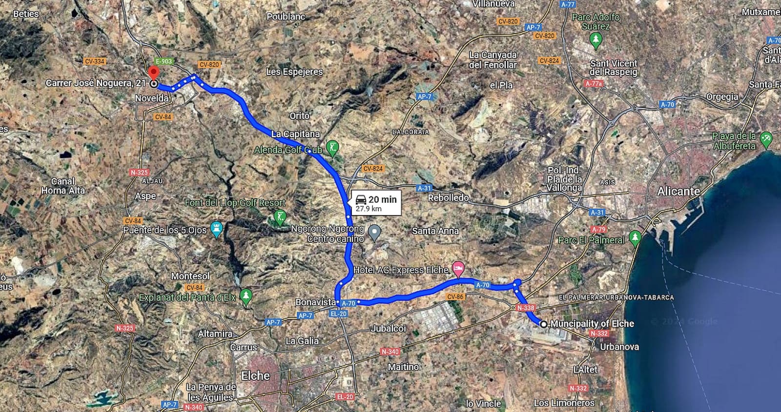 3 bedroom Villa for sale in Novelda with pool - € 270,000 (Ref: 8734802)