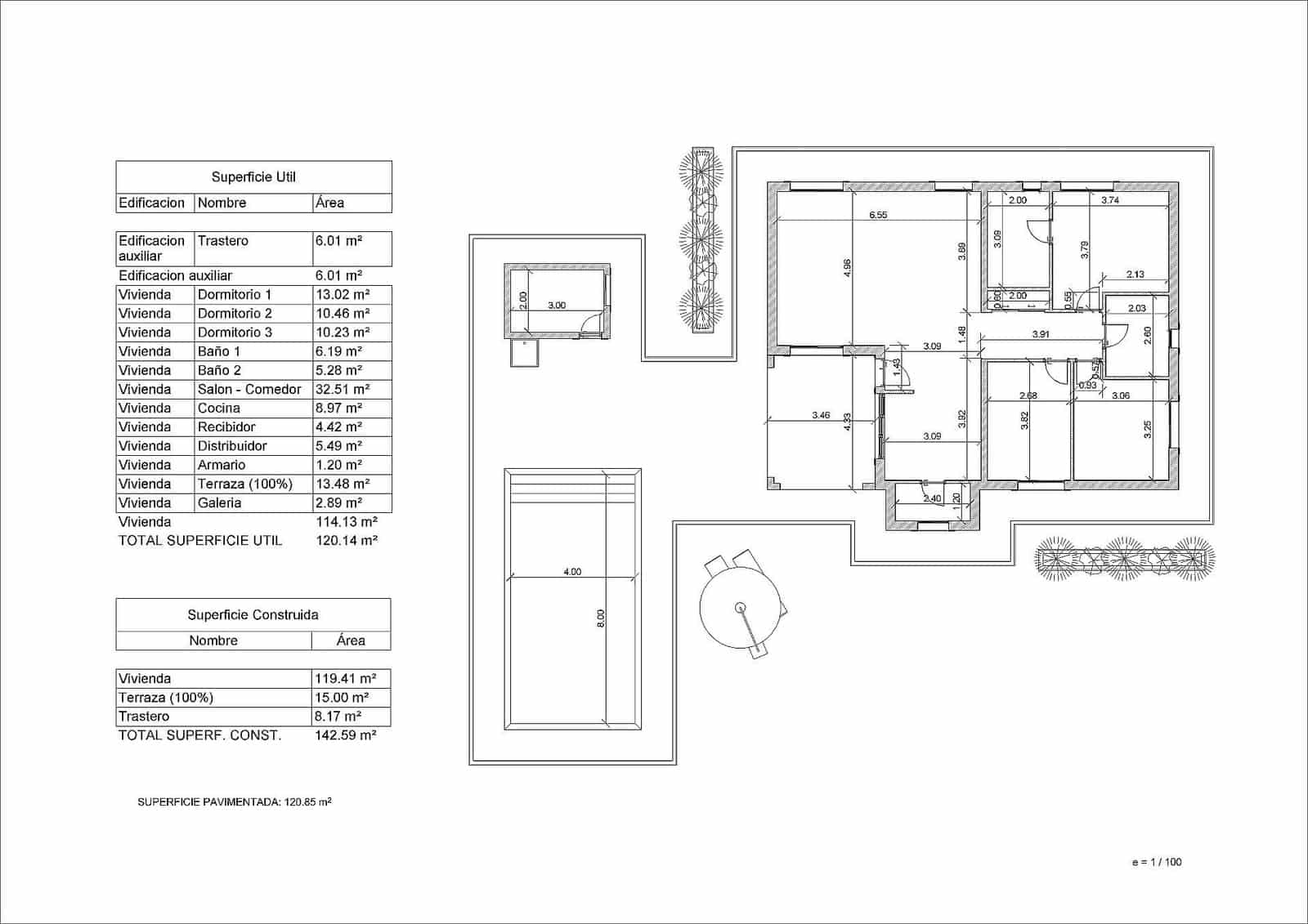 2 makuuhuone Huvila myytävänä paikassa Pinoso - 256 000 € (Ref: 8882357)