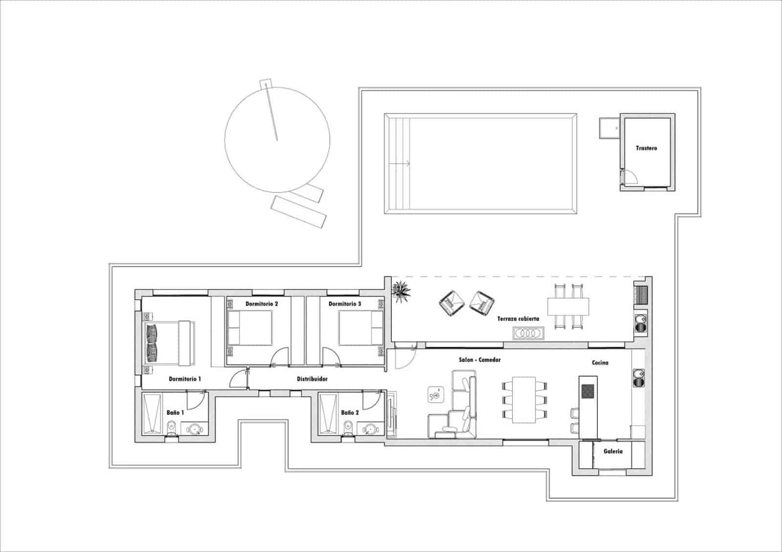 Chalet de 3 habitaciones en Aspe en venta con piscina - 326.000 € (Ref: 9363501)