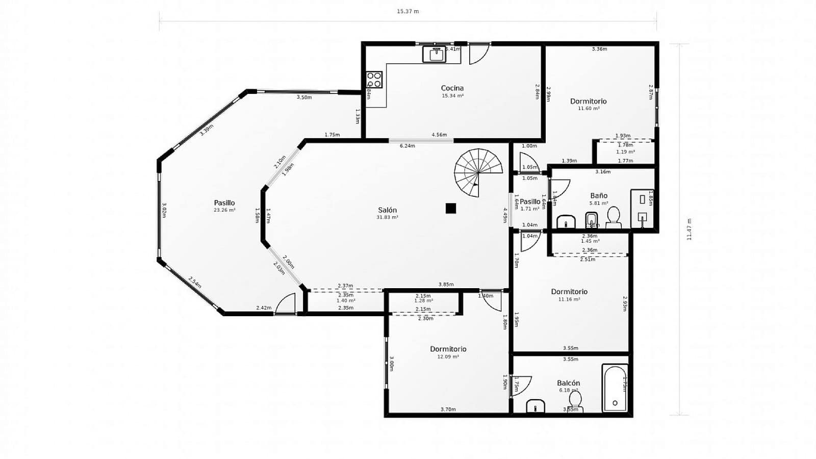 3 quarto Moradia para venda em Ciudad Quesada com piscina - 399 900 € (Ref: 9441067)