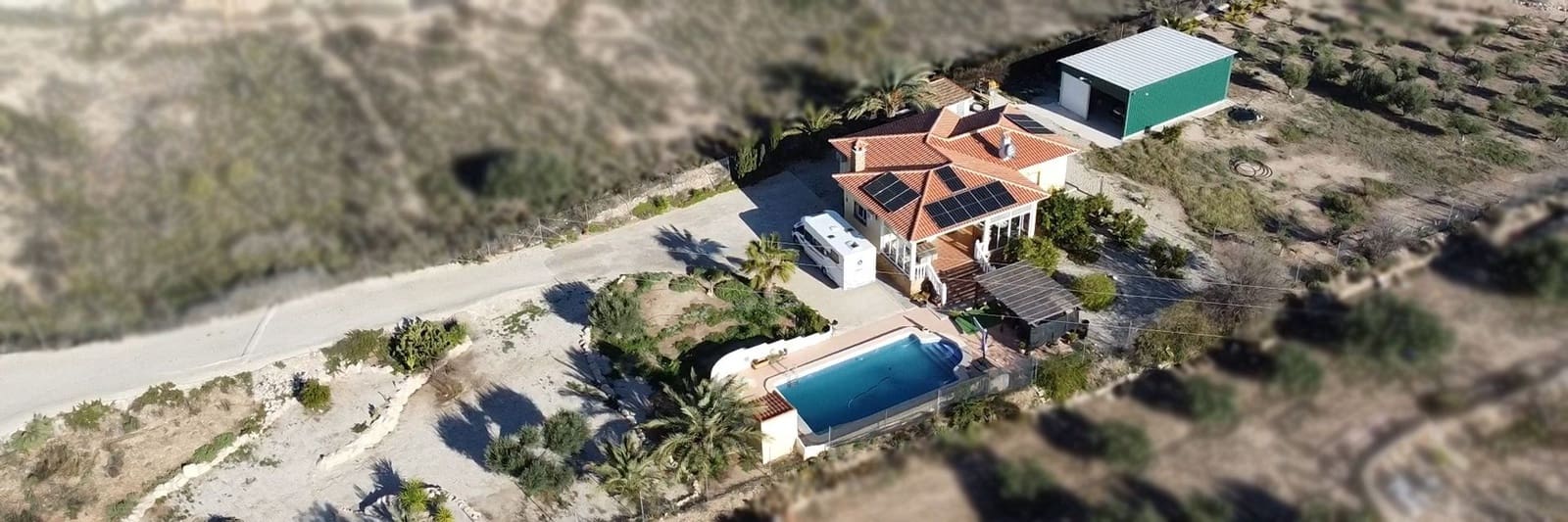 3 sypialnia Willa na sprzedaż w Abanilla z basenem garażem - 349 000 € (Ref: 9500803)