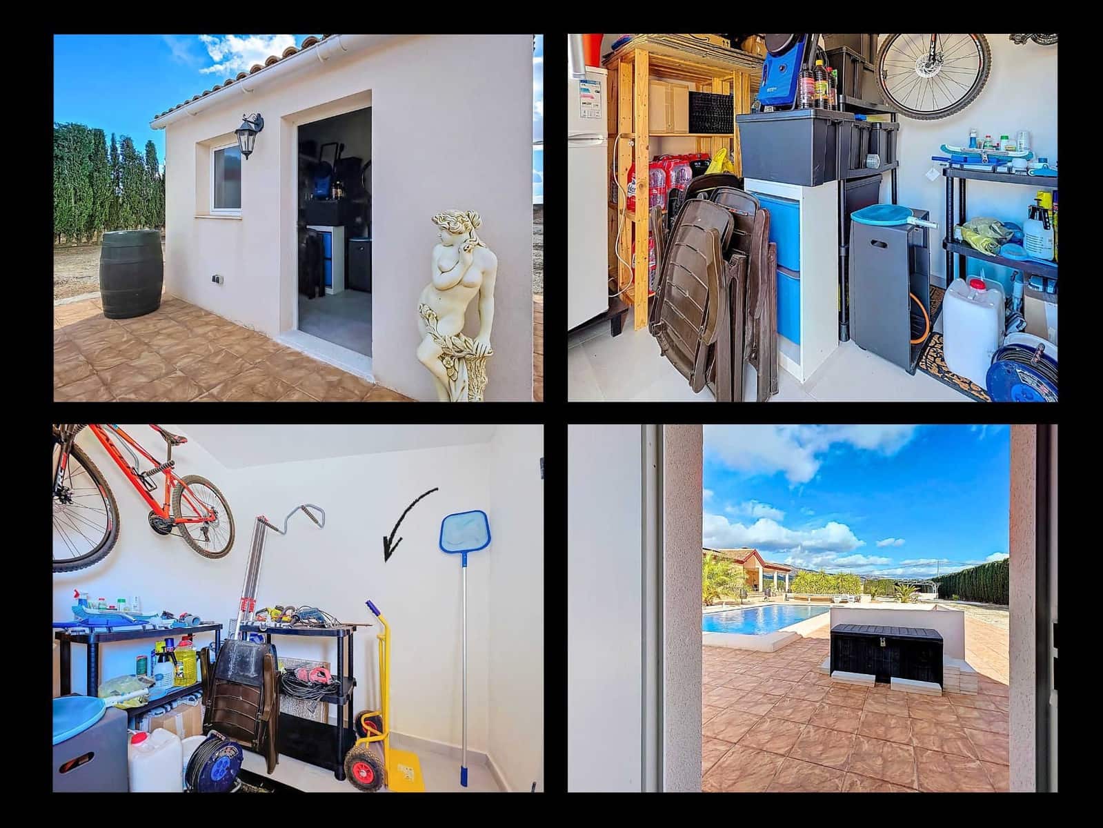 4 sypialnia Willa na sprzedaż w Pinoso z basenem garażem - 399 995 € (Ref: 9668281)