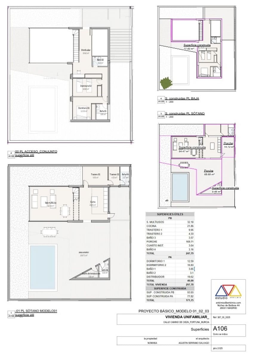 3 bedroom Villa for sale in Fortuna with pool - € 350,000 (Ref: 9858757)