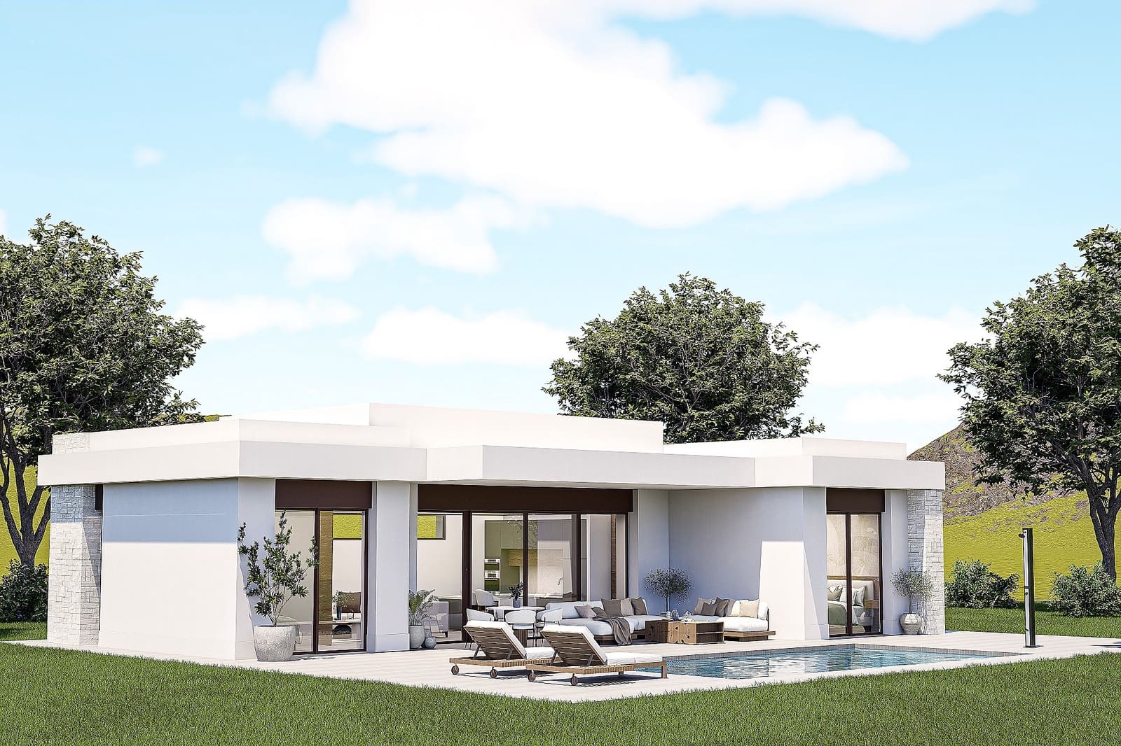 2 soveværelse Villa til salg i Pinoso med swimmingpool - € 294.000 (Ref: 9858764)