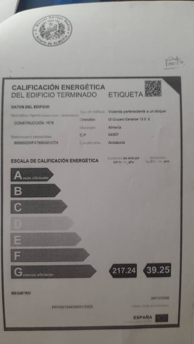 3 soveværelse Lejlighed til leje i Almeria by - € 800 (Ref: 10059158)