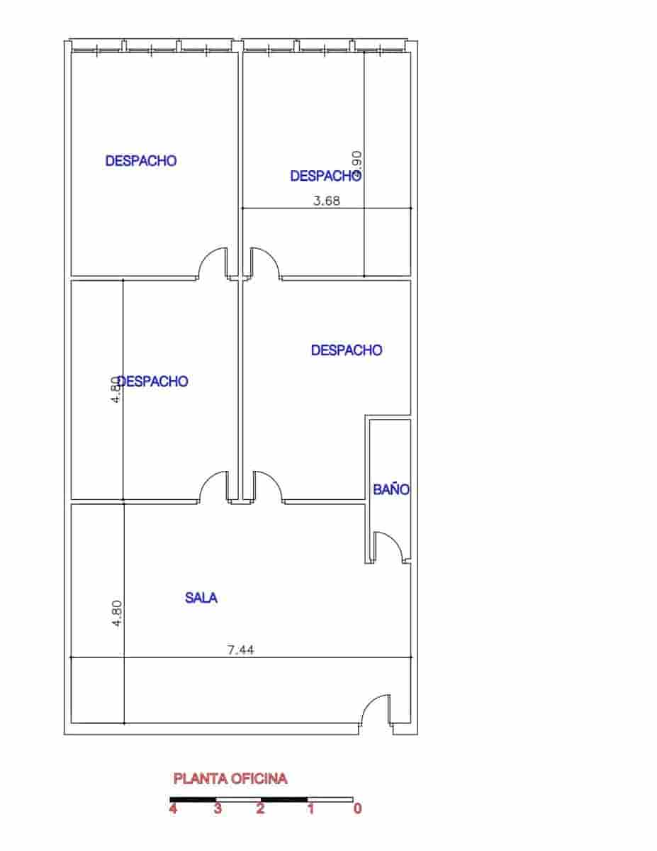 Office for rent in Almeria city - € 780 (Ref: 10094696)