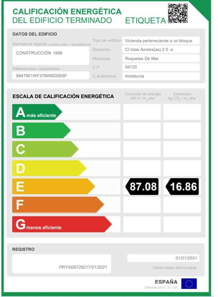7 soveværelse Lejlighed til salg i Aguadulce (Almeria) - € 350.000 (Ref: 8941501)