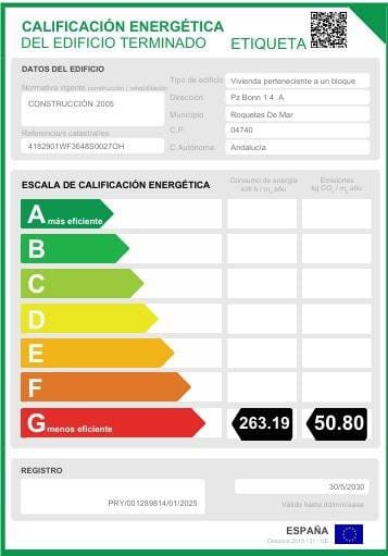 3 sypialnia Penthouse na sprzedaż w Roquetas de Mar z garażem - 170 000 € (Ref: 8985940)