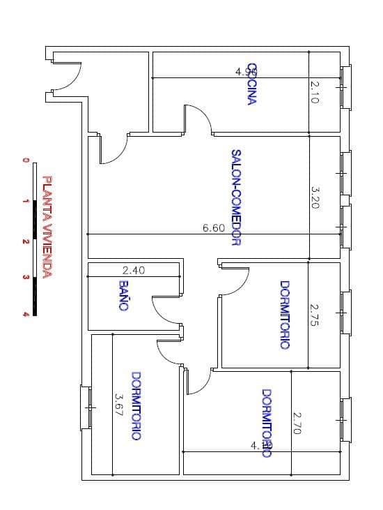 Piso de 3 habitaciones en Aguadulce (Almeria) en venta - 126.000 € (Ref: 9018174)