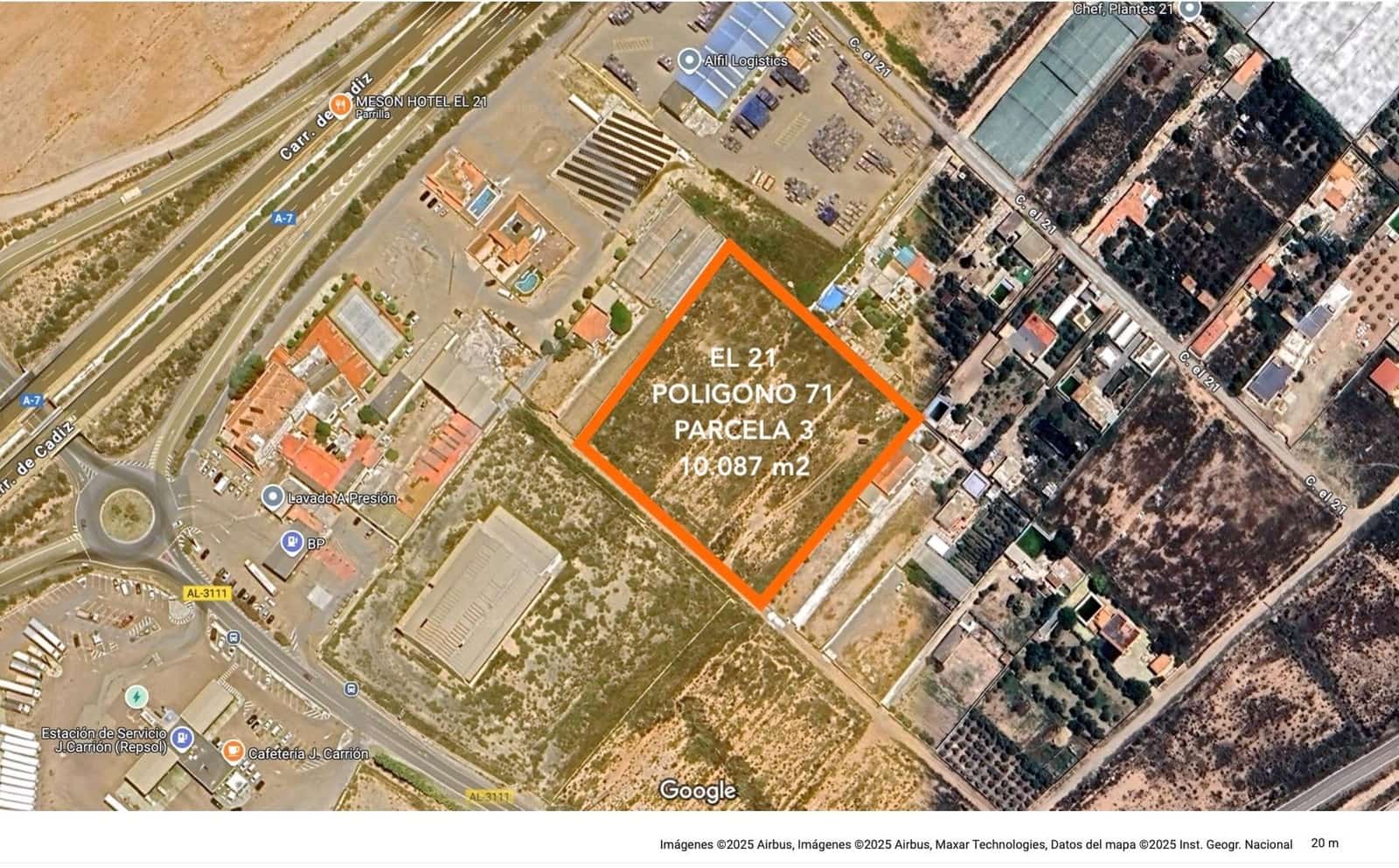 Terreno Não Urbanizado para venda em Almeria cidade - 130 000 € (Ref: 9029488)