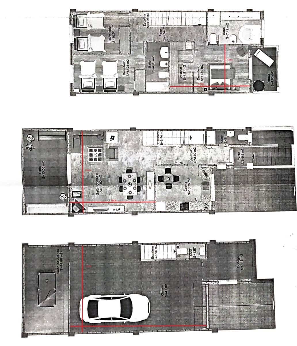 5 quarto Moradia em Banda para venda em Almeria cidade com garagem - 360 000 € (Ref: 9073323)
