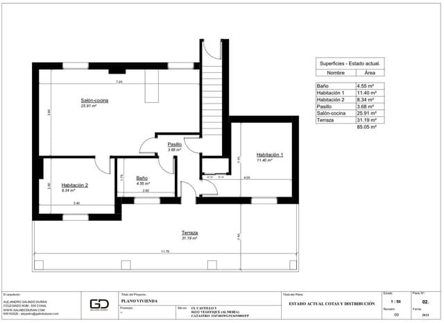 2 chambre Appartement à vendre à Velefique - 110 000 € (Ref: 9137033)