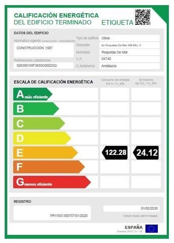 Comercial para arrendar em Roquetas de Mar - 600 € (Ref: 9206771)