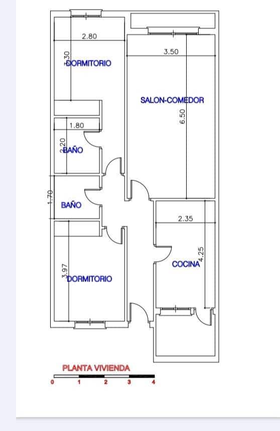 2 bedroom Flat for sale in Retamar with pool - € 225,000 (Ref: 9485280)