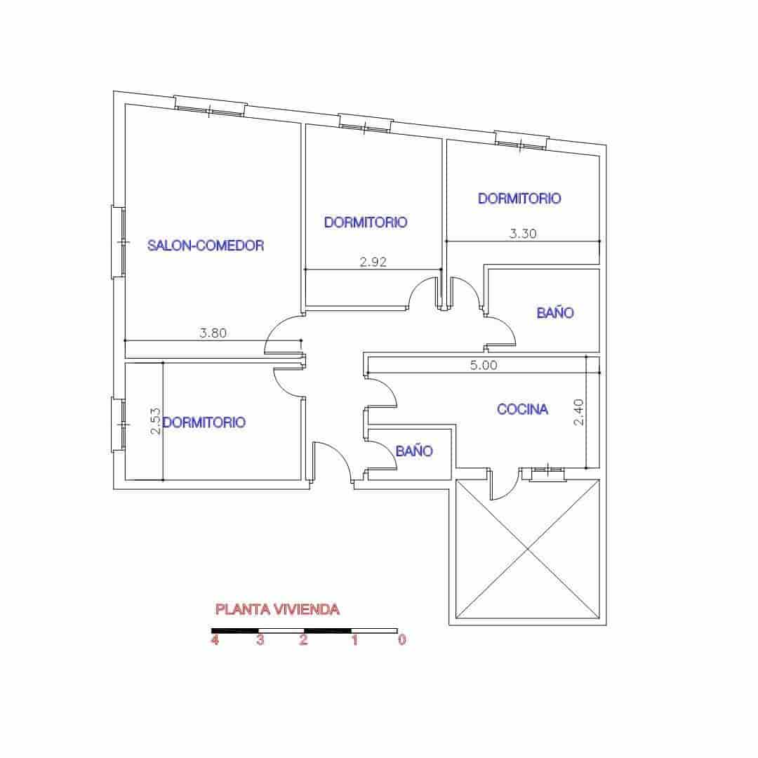 3 bedroom Apartment for rent in Almeria city - € 875 (Ref: 9494600)