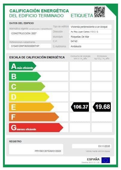 4 slaapkamer Flat te huur in Roquetas de Mar - € 800 (Ref: 9508856)