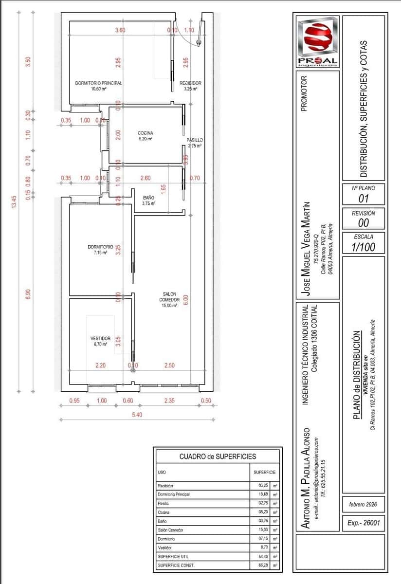 3 slaapkamer Flat te koop in Almeria stad - € 199.900 (Ref: 9574616)