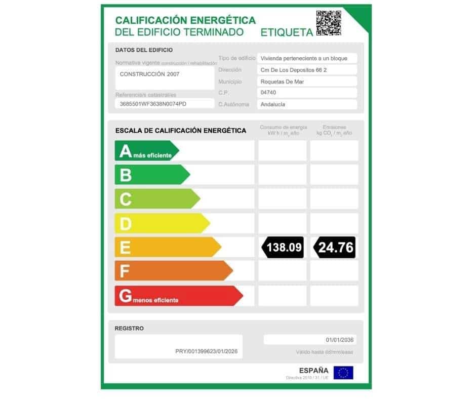 3 bedroom Flat for sale in Roquetas de Mar with garage - € 150,000 (Ref: 9602648)