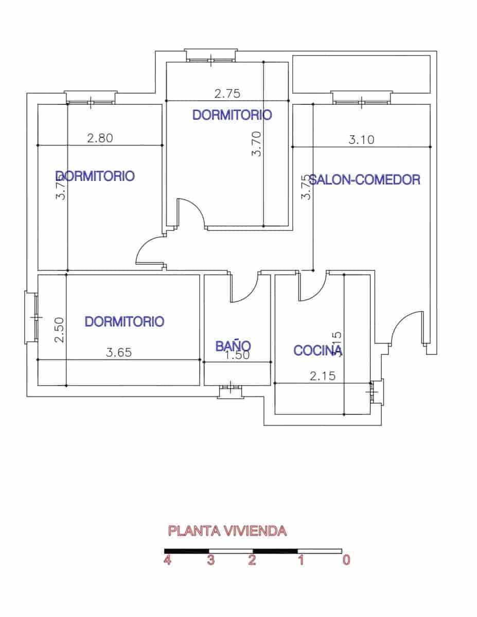 3 bedroom Flat for sale in Almeria city - € 145,000 (Ref: 9791034)