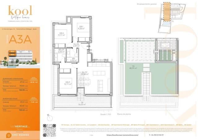 3 makuuhuone Huoneisto myytävänä paikassa Torremolinos mukana uima-altaan 
autotalli - 790 000 € (Ref: 8450064)