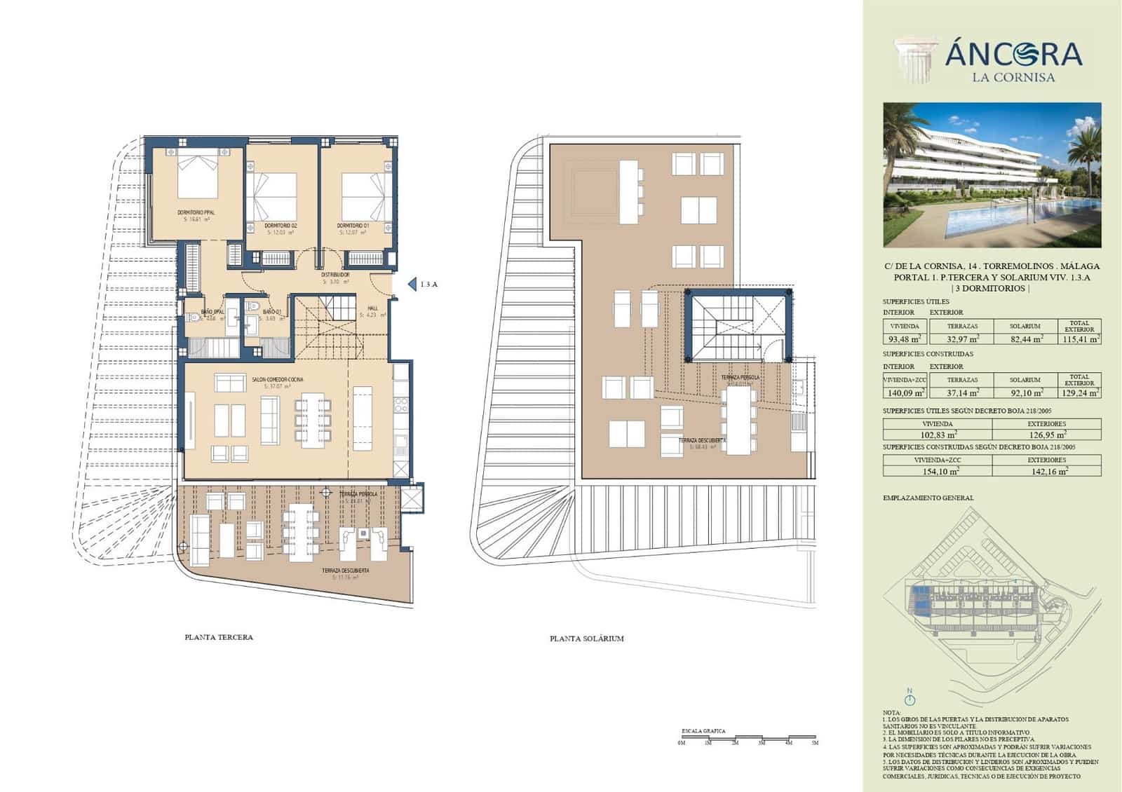 3 sovrum Takvåning till salu i Torremolinos med pool garage - 1 250 000 € (Ref: 8825222)