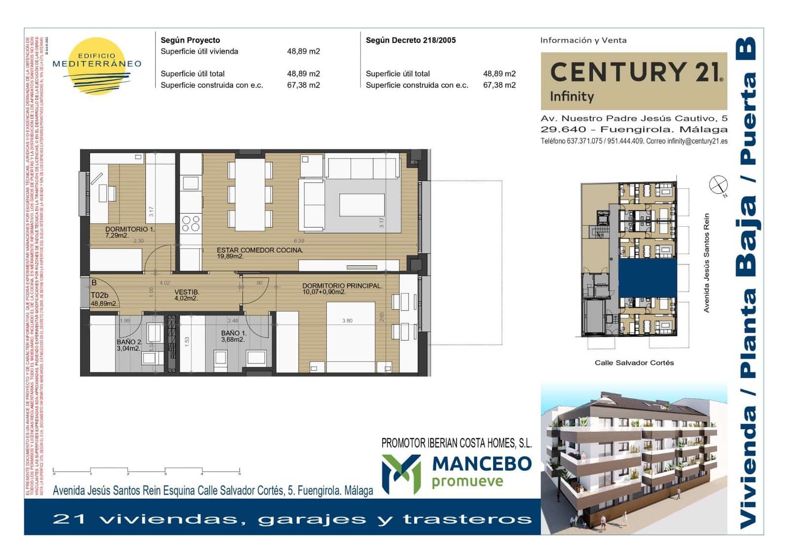 2 Zimmer Apartment zu verkaufen in Fuengirola - 270.000 € (Ref: 9181218)