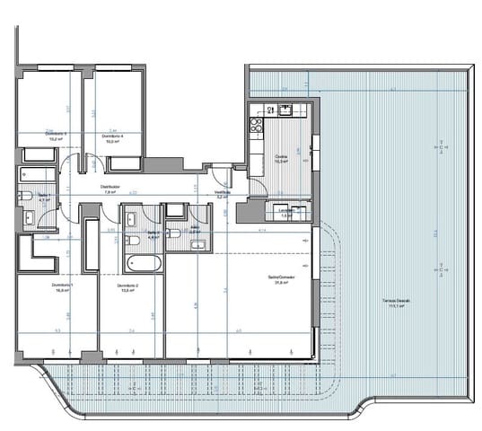 Ático de 4 habitaciones en Torremolinos en venta con piscina - 1.750.000 € (Ref: 9436824)