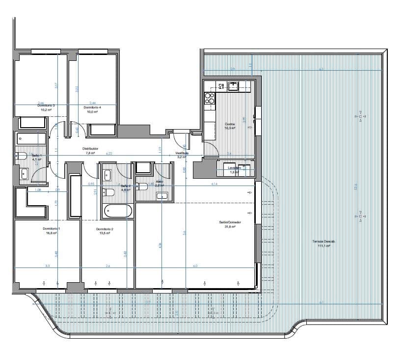 Ático de 4 habitaciones en Torremolinos en venta con piscina - 1.750.000 € (Ref: 9436824)