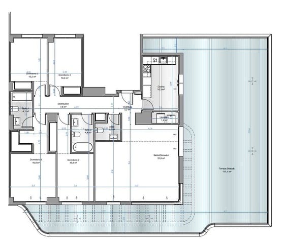 Ático de 4 habitaciones en Torremolinos en venta con piscina - 1.750.000 € (Ref: 9436824)