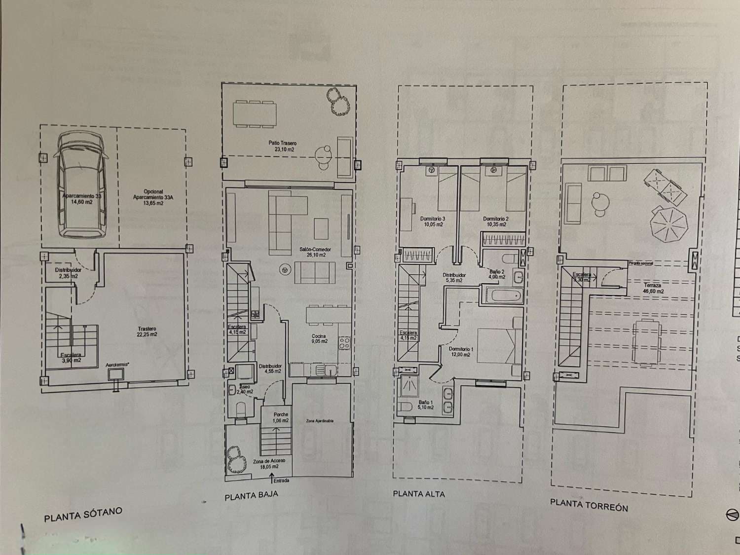 3 Zimmer Reihenhaus zu verkaufen in Alhaurin de la Torre mit Pool Garage - 450.000 € (Ref: 9436827)