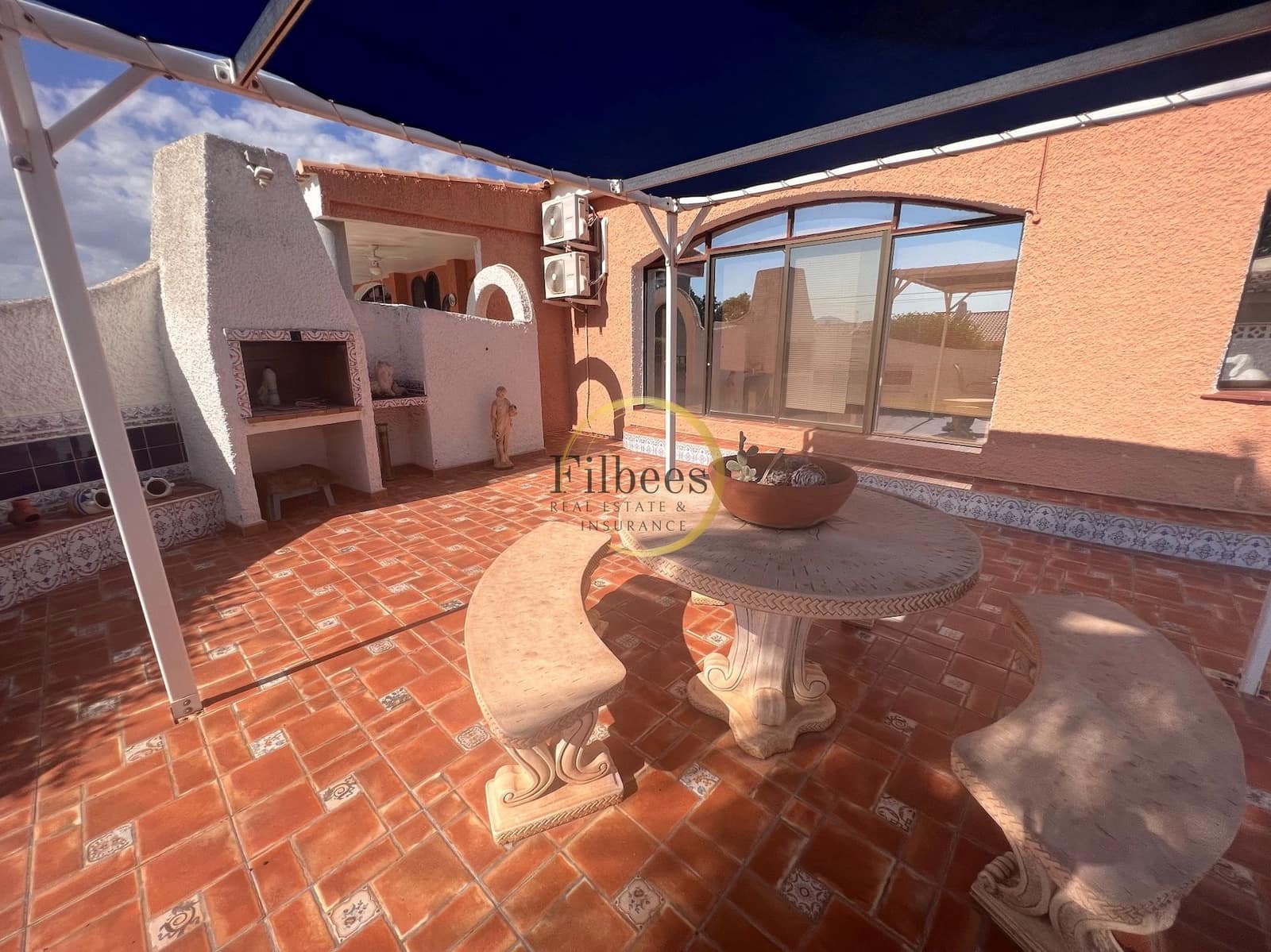 3 soveværelse Villa til salg i Mazarron med swimmingpool garage - € 370.000 (Ref: 8888949)