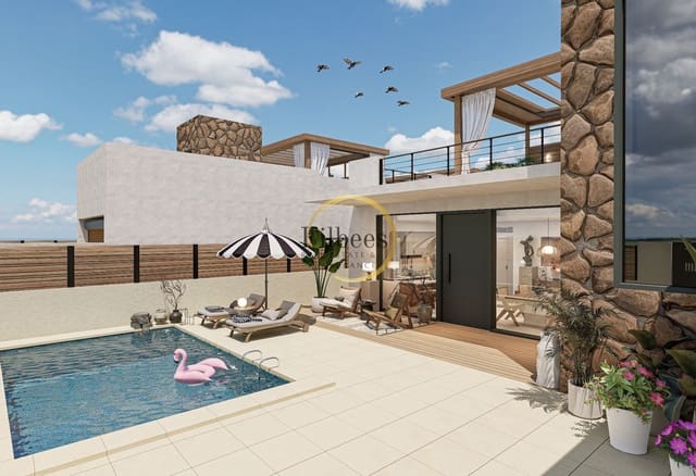 3 bedroom Semi-detached Villa for sale in La Pinilla, Fuente Alamo de Murcia with pool garage - € 259,780 (Ref: 8913645)