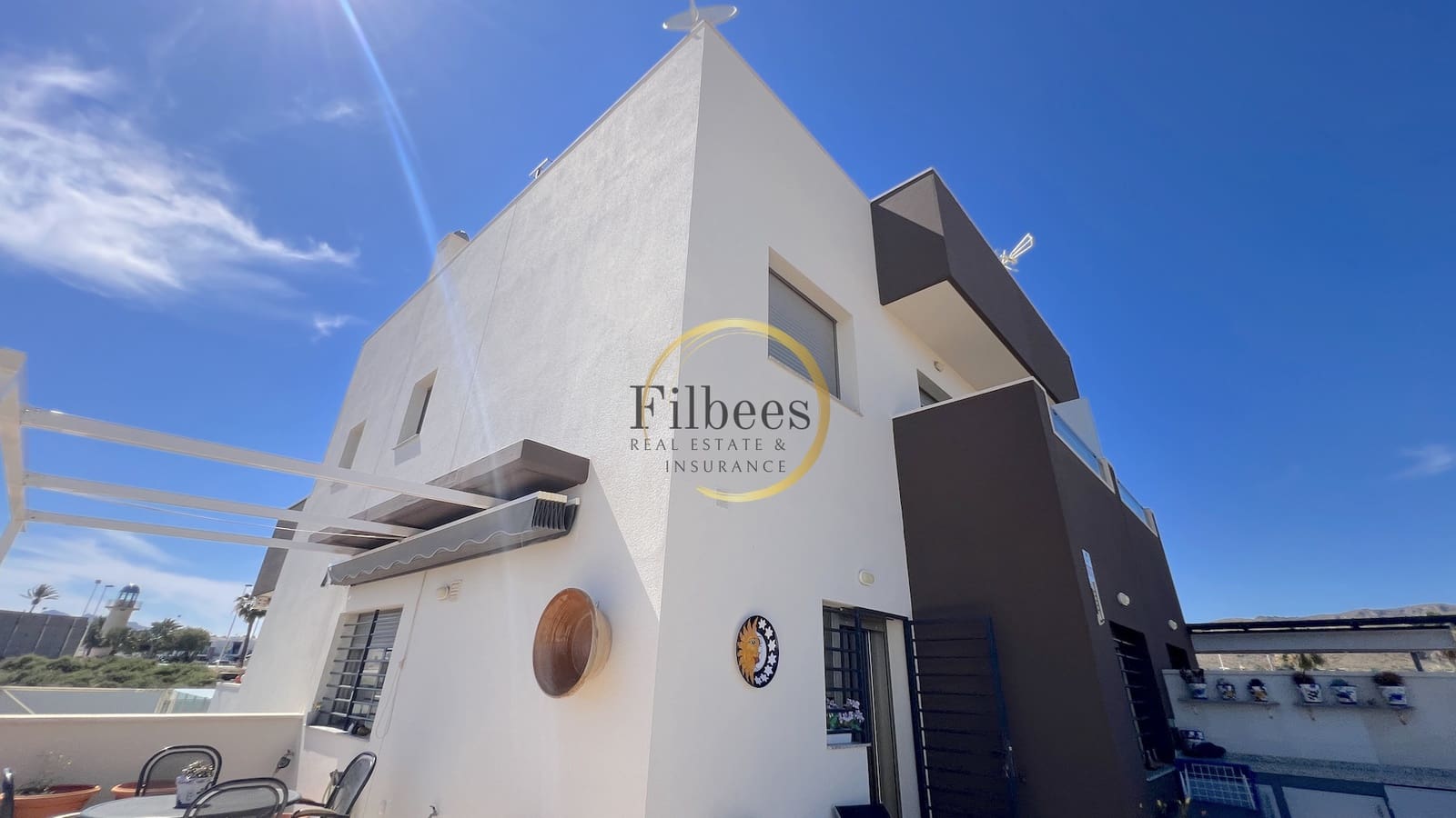 3 soverom Kjedet enebolig til salgs i Puerto de Mazarron med svømmebasseng - € 389 000 (Ref: 9867695)